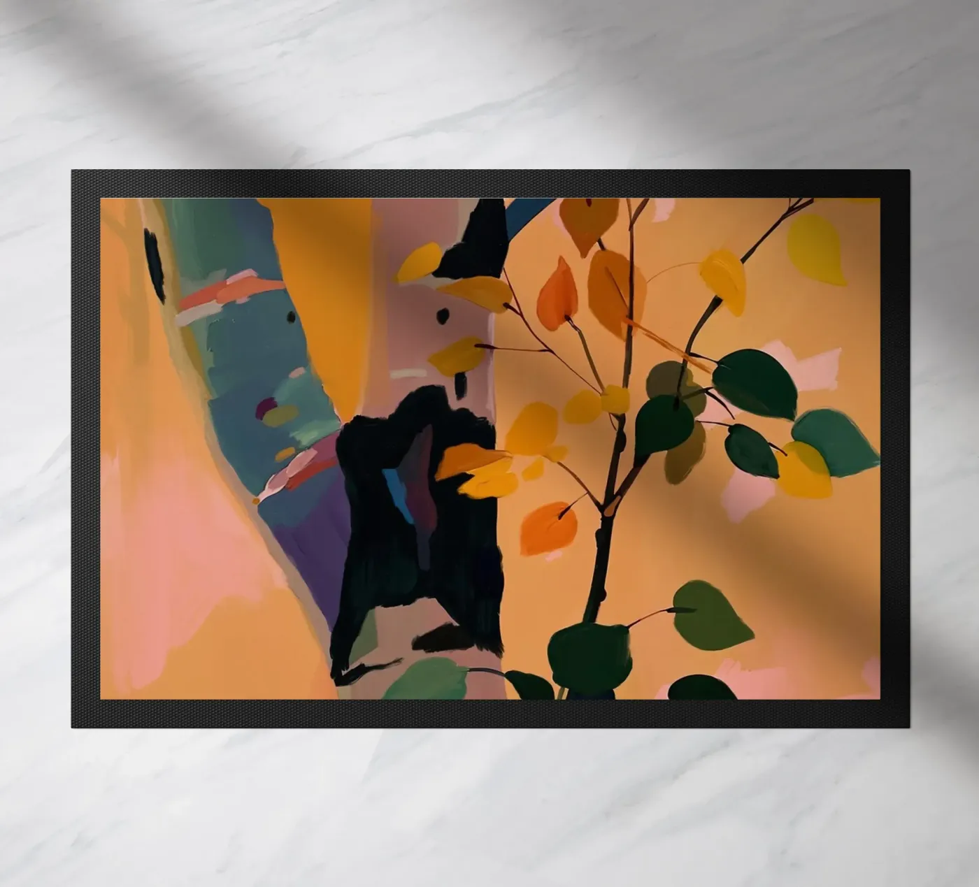 Birch Tree doormat by dada22