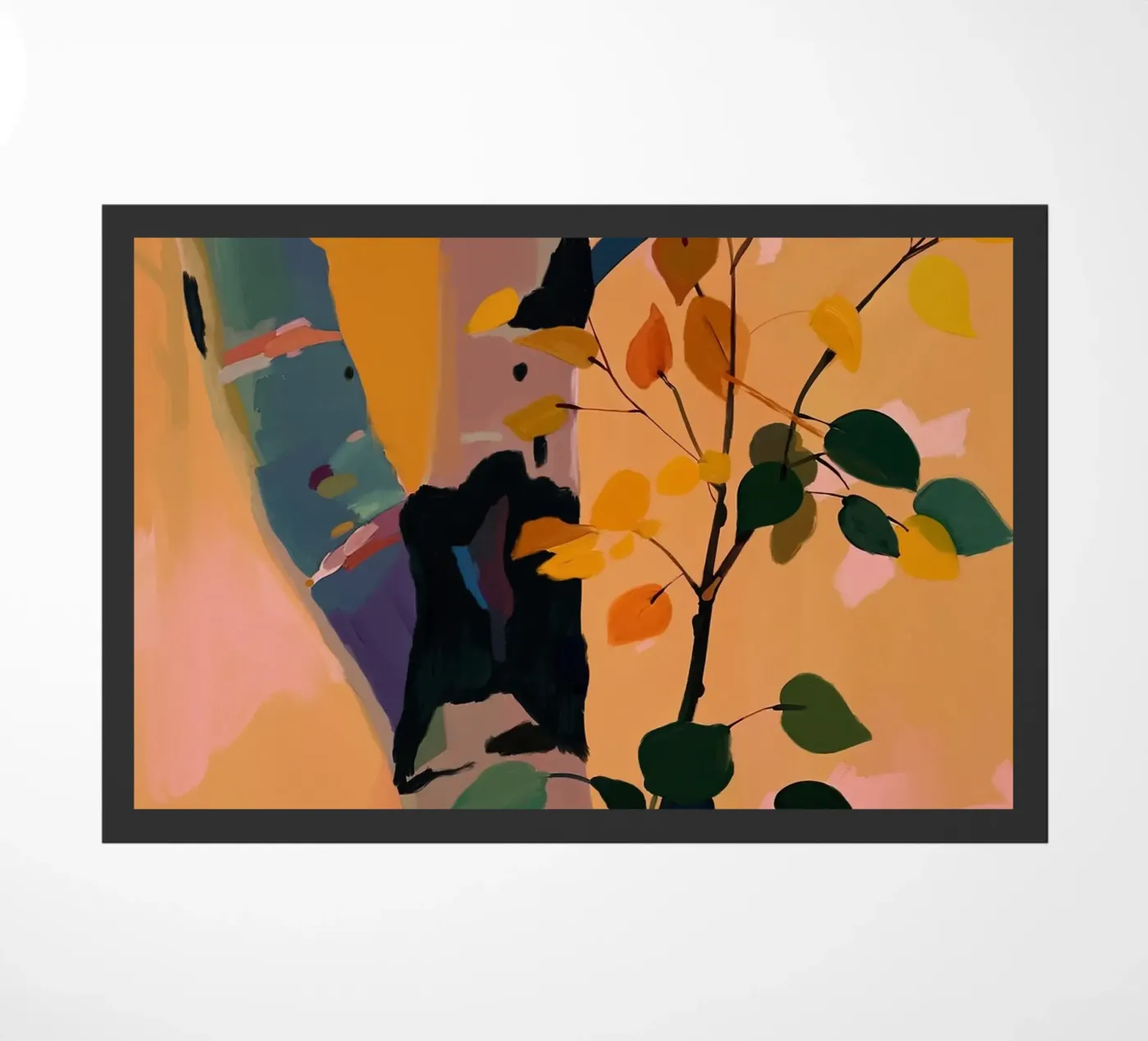 Birch Tree doormat by dada22