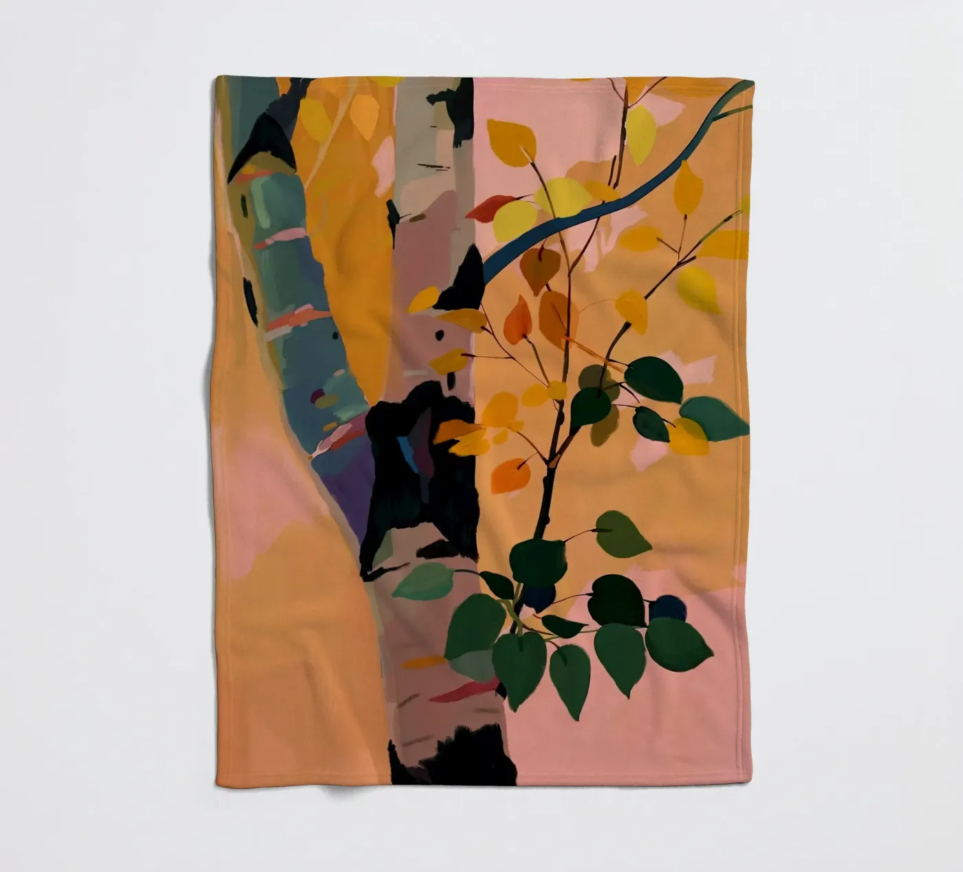 Birch Tree Fleecedecke von dada22