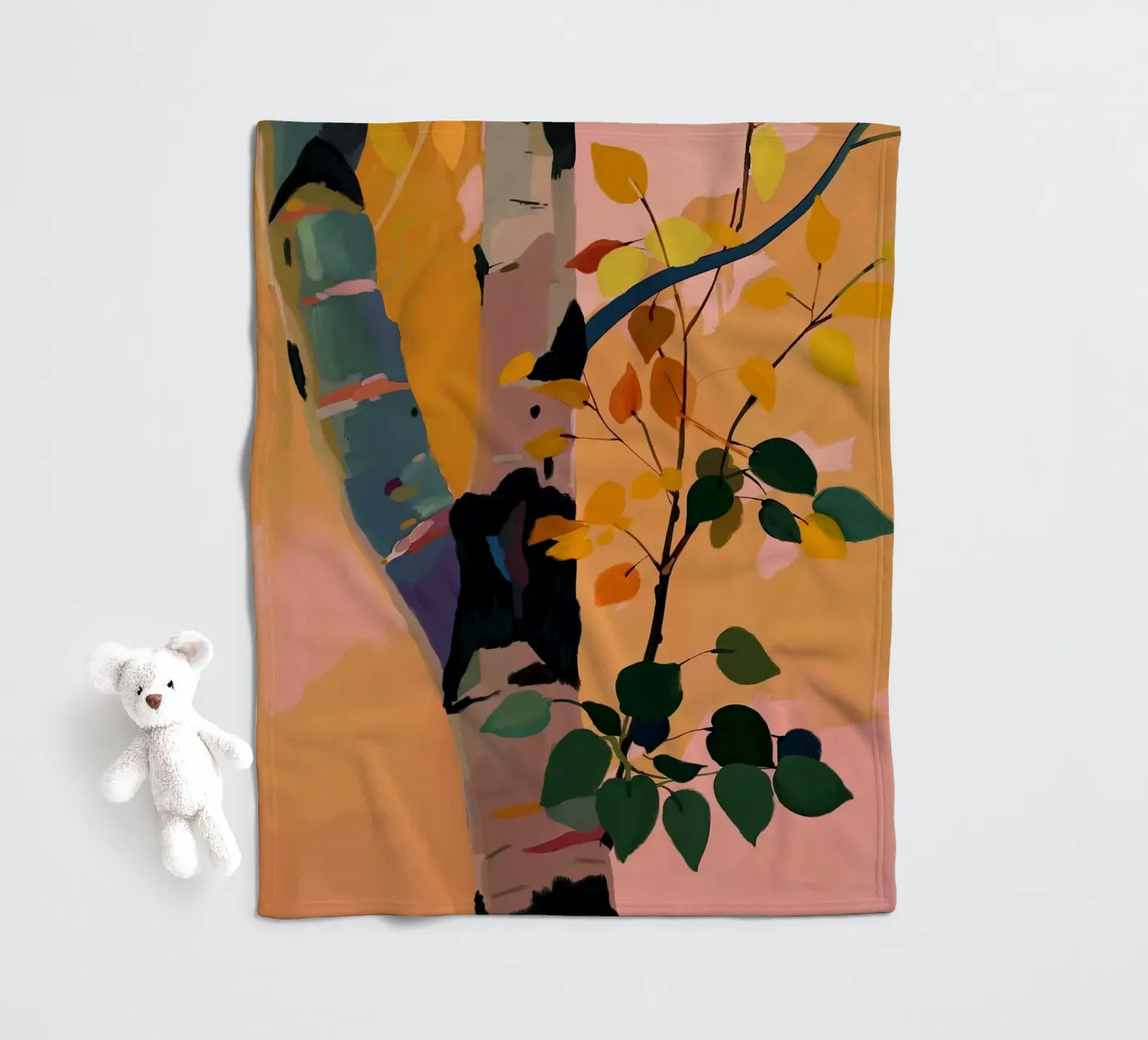 Birch Tree Fleecedecke von dada22