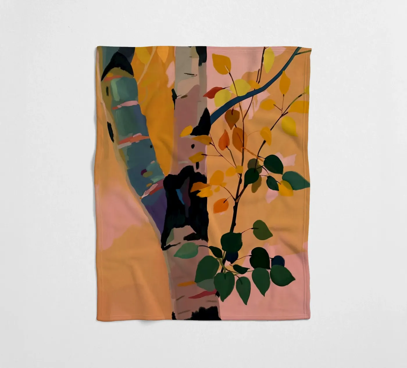 Birch Tree Fleecedecke von dada22