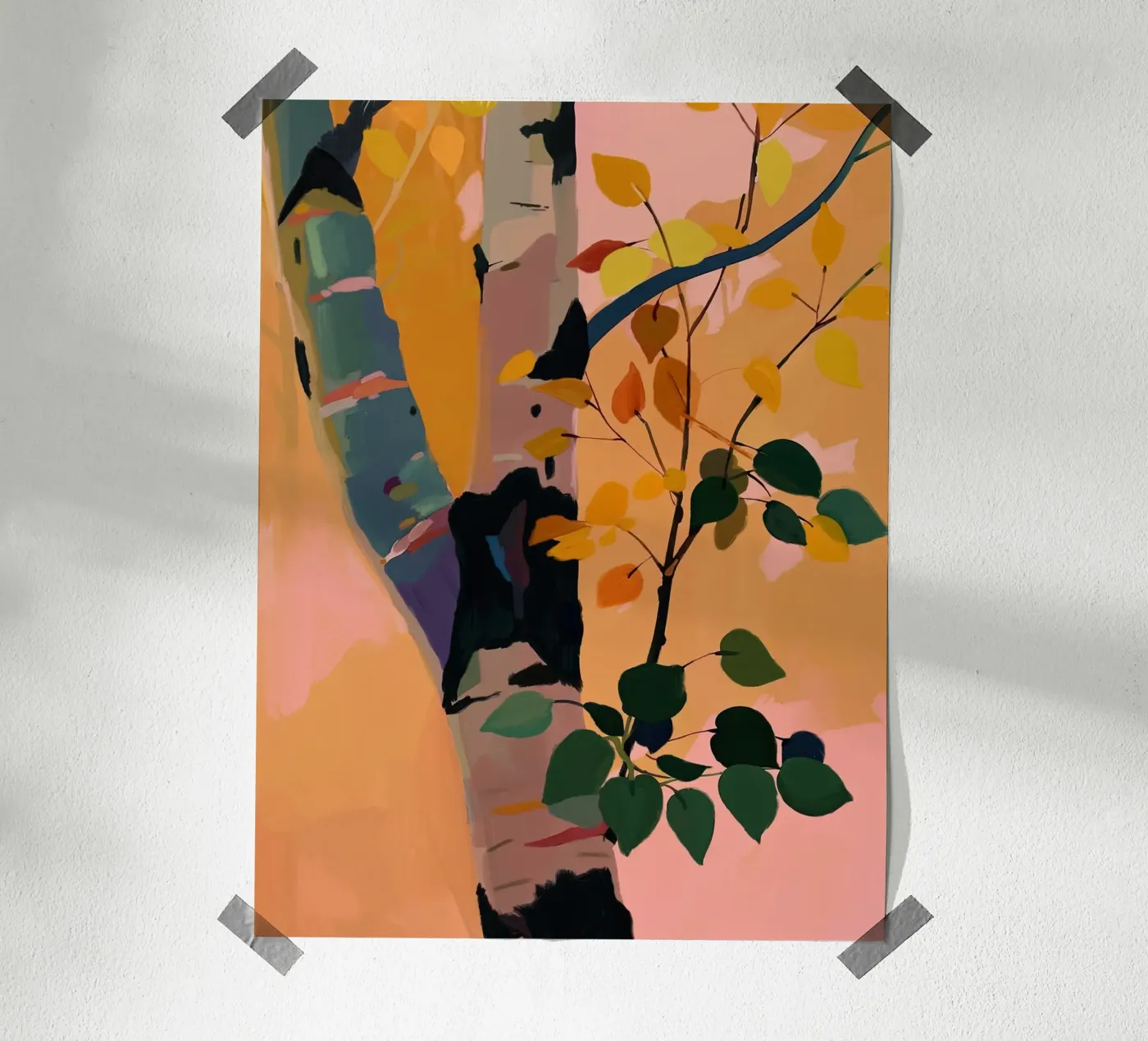 Birch Tree Poster von dada22