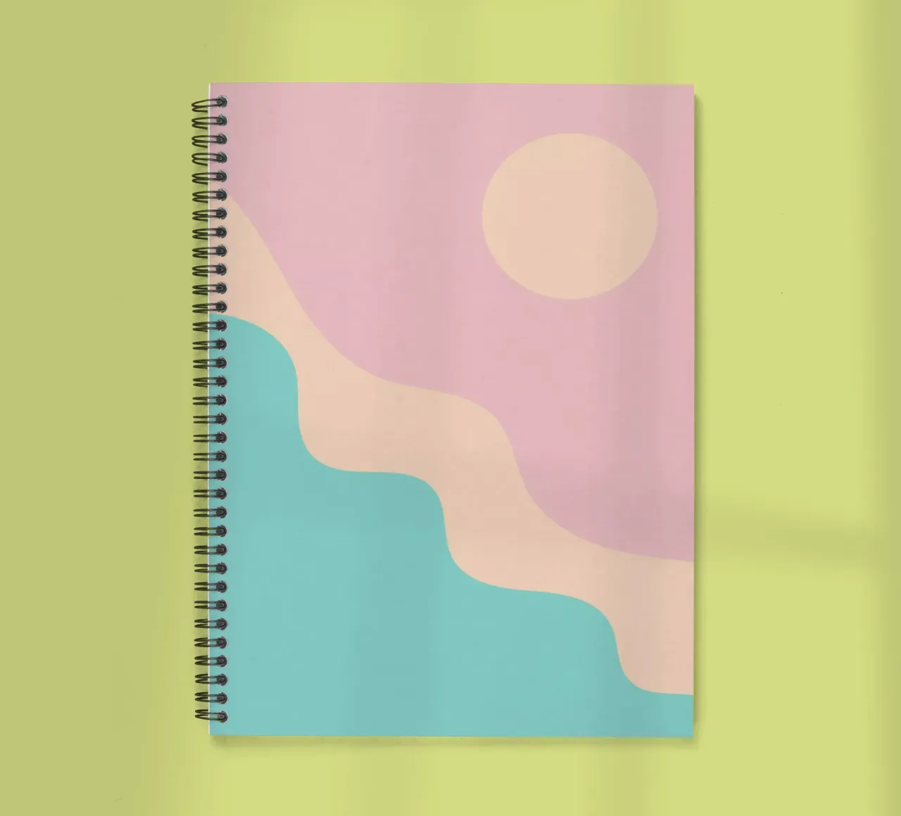 Beach Days spiral notebook by Kim Hubball Studio