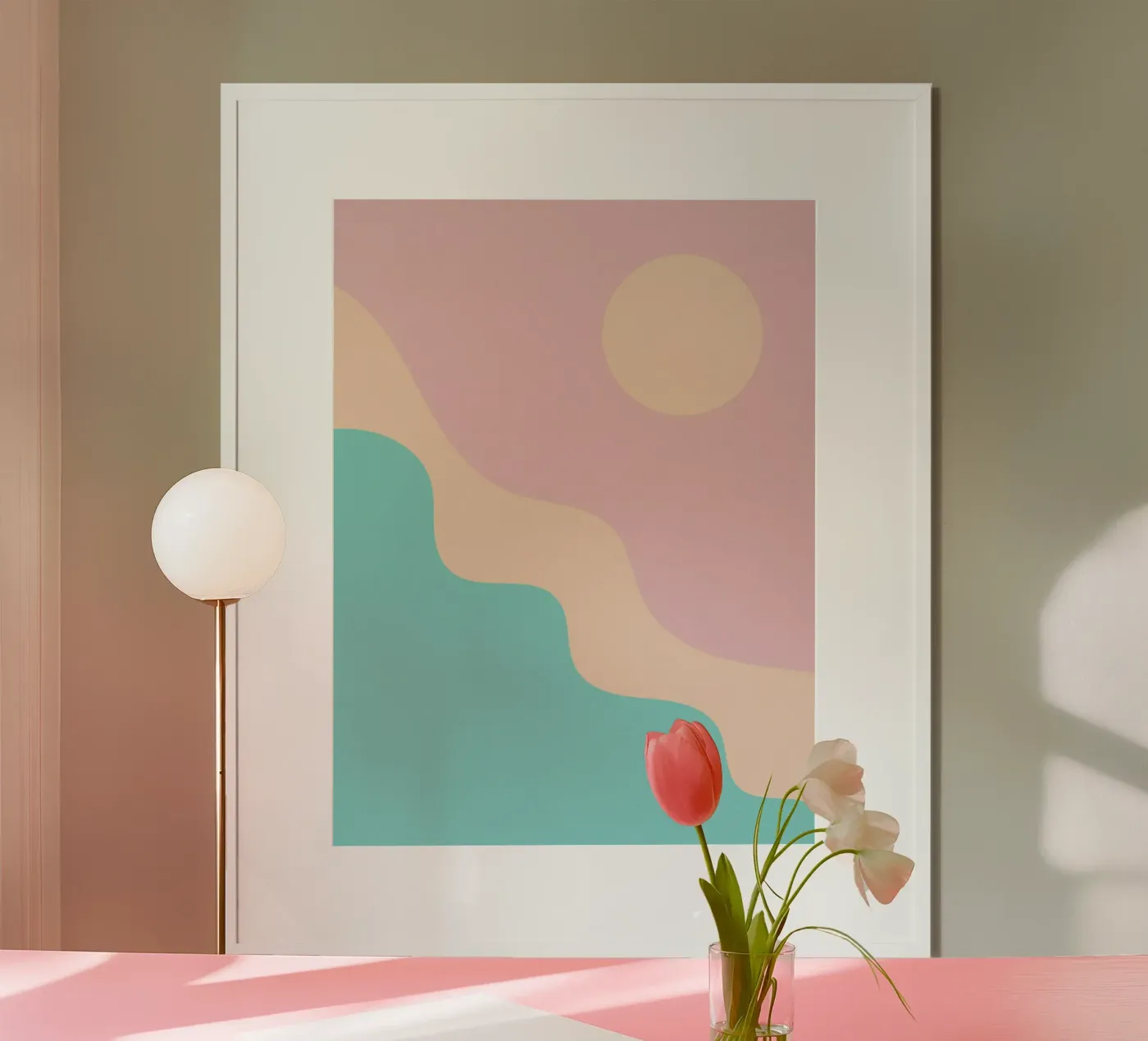 Beach Days poster by Kim Hubball Studio