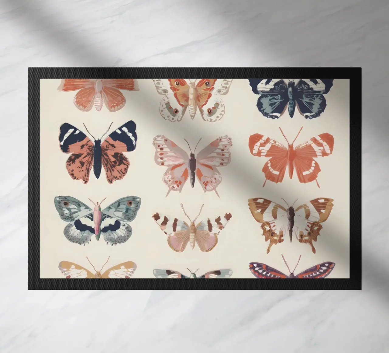 Farfalle retrò zerbino da IamHomeStudio