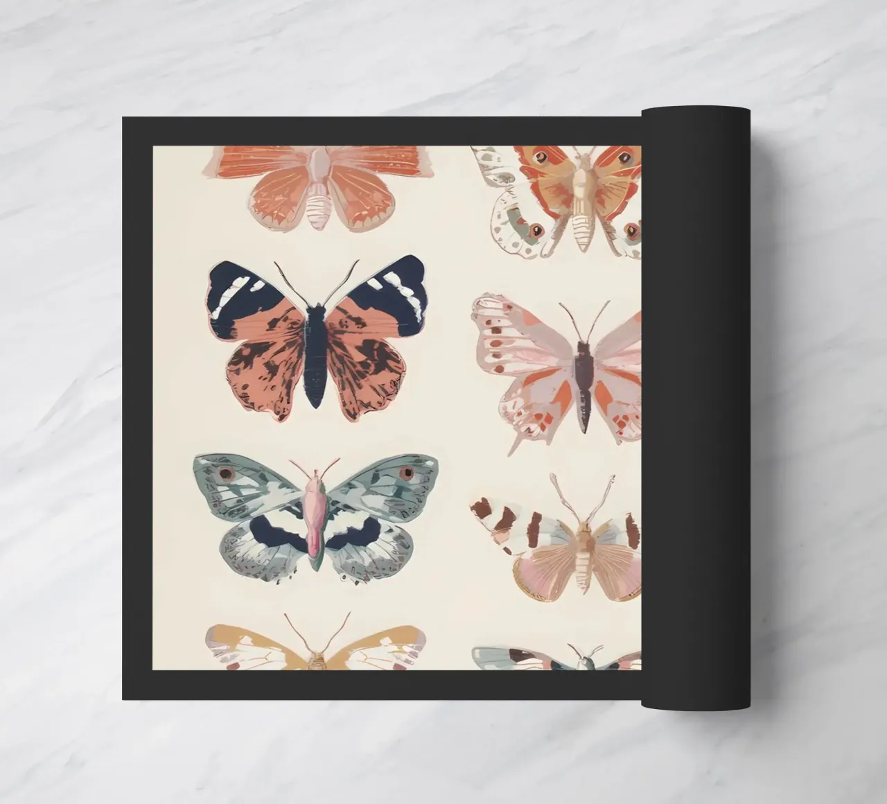 Farfalle retrò zerbino da IamHomeStudio