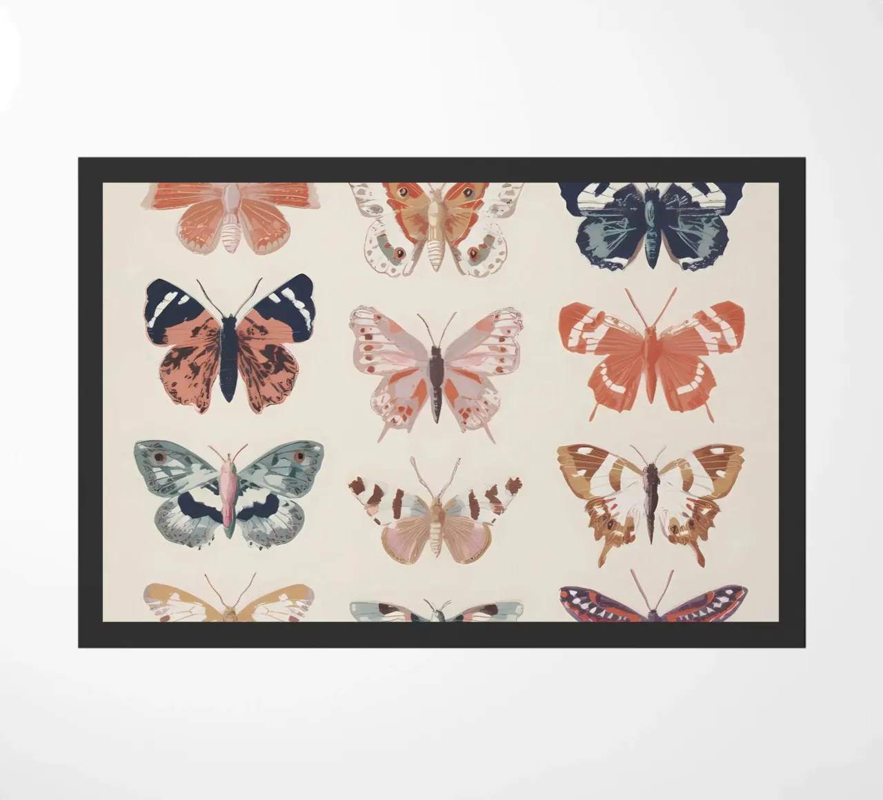 Farfalle retrò zerbino da IamHomeStudio