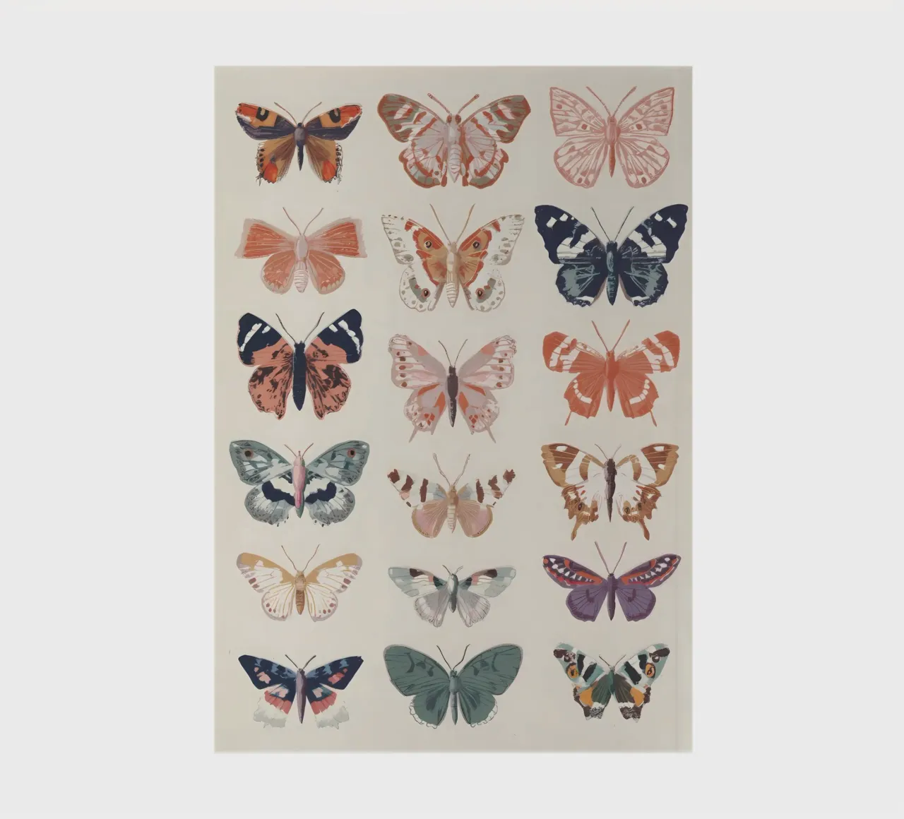 Retro Butterflies notebook by IamHomeStudio
