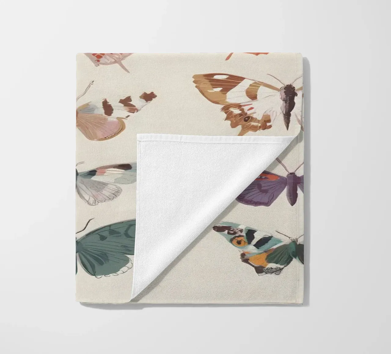 Farfalle retrò telo mare da IamHomeStudio