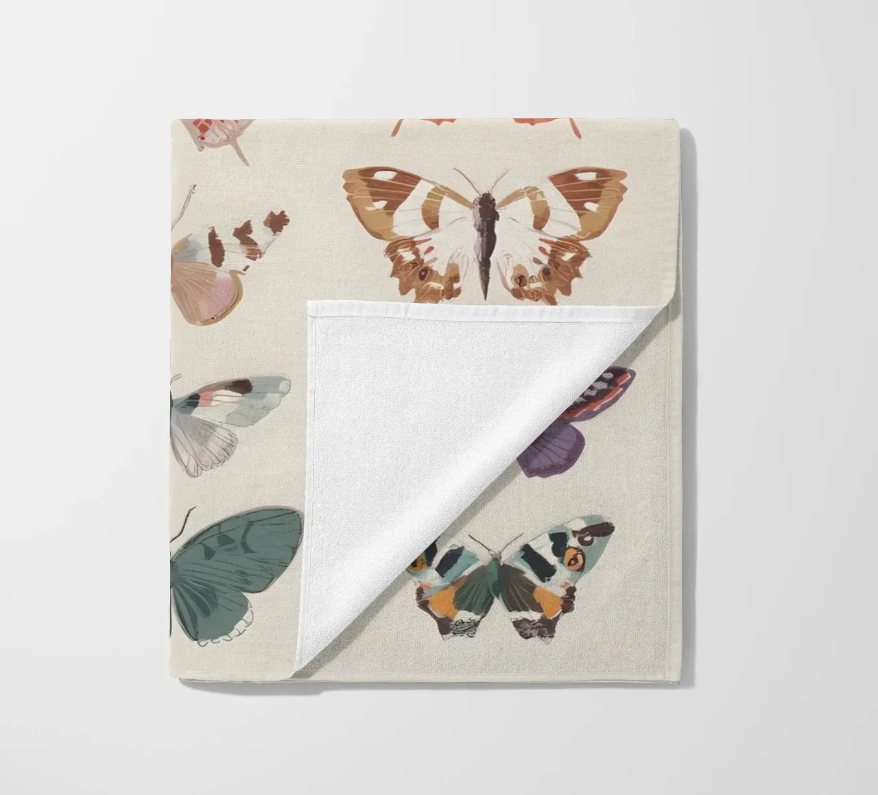 Farfalle retrò telo mare da IamHomeStudio