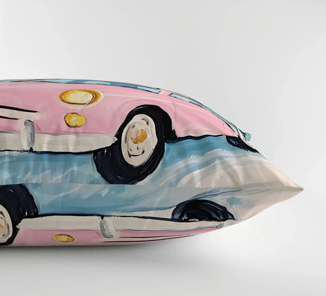 Auto di Natale rosa cuscino da IamHomeStudio