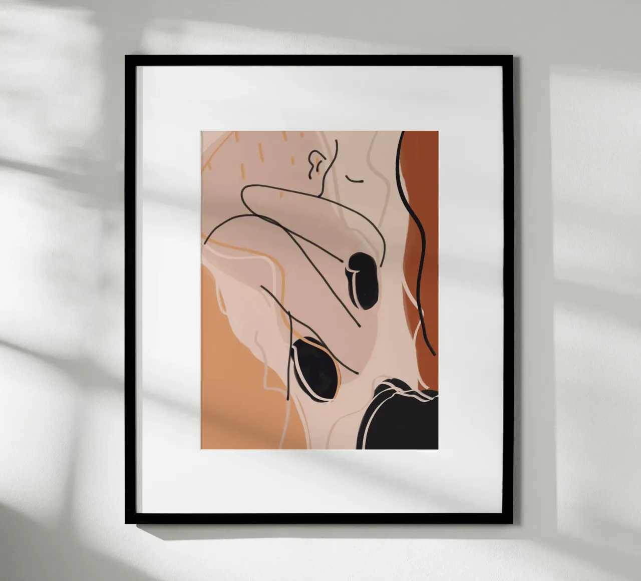 Erdton abstrakt var 4 Hahnemühle von Little Dean