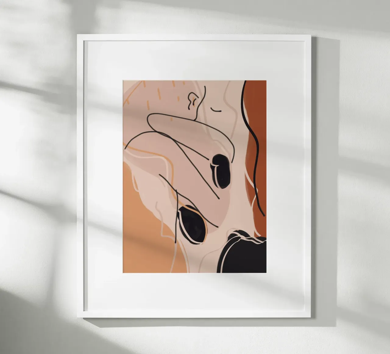 Erdton abstrakt var 4 Hahnemühle von Little Dean