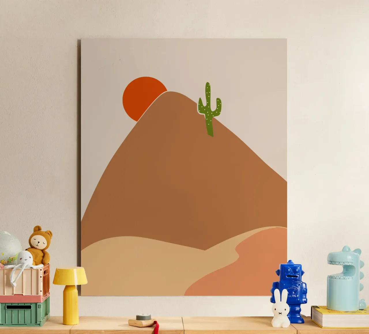 Paesaggio in terracotta 30 alluminio dibond da Little Dean