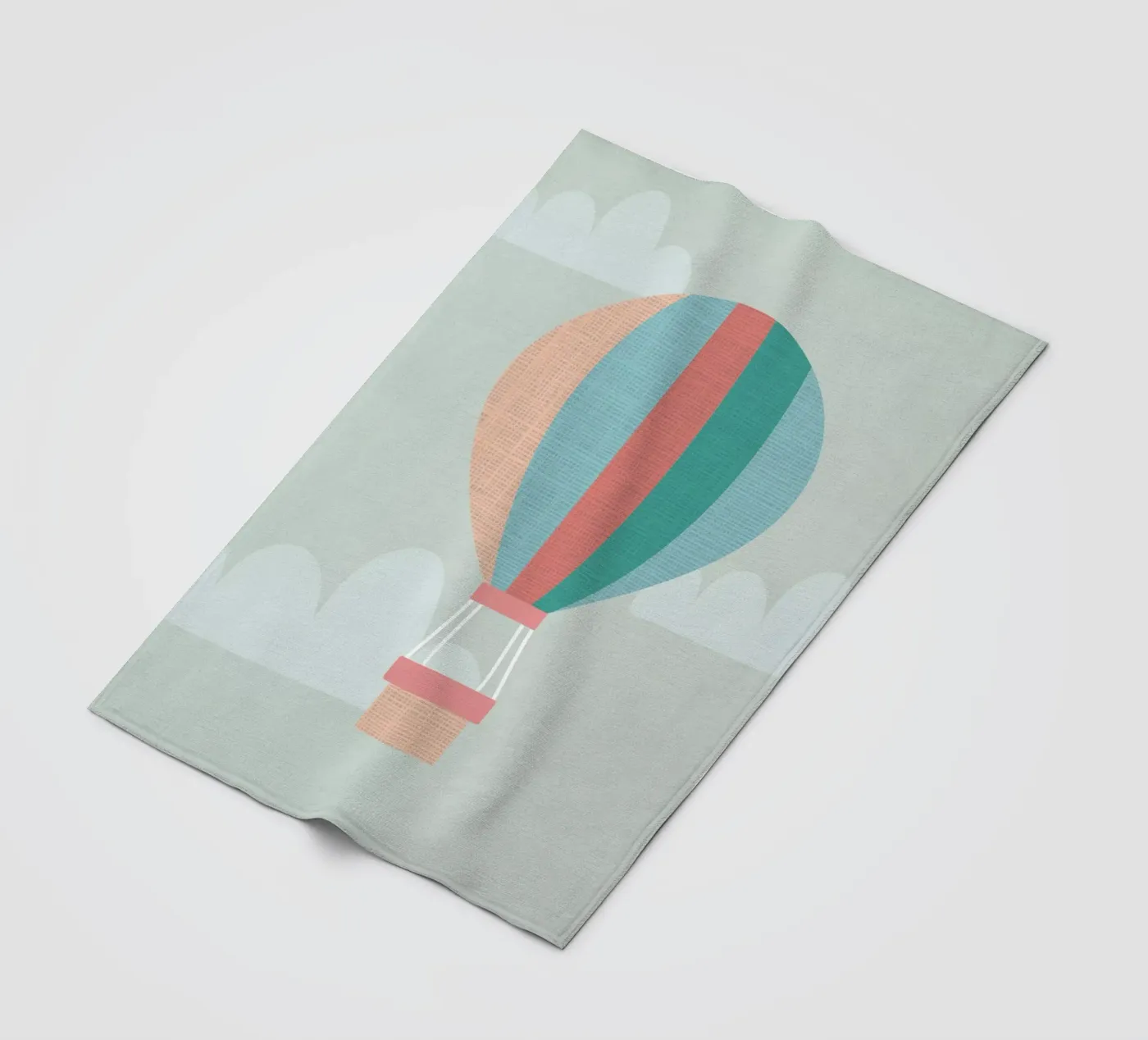 Mongolfiera coperta in pile da Kim Hubball Studio
