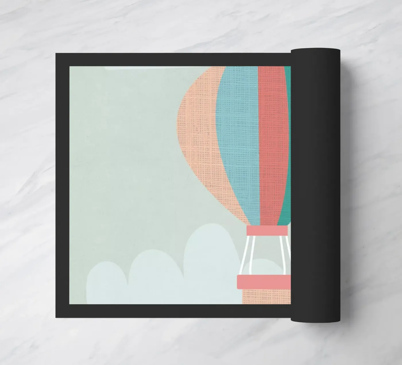 Hot Air Balloon paillasson de Kim Hubball Studio