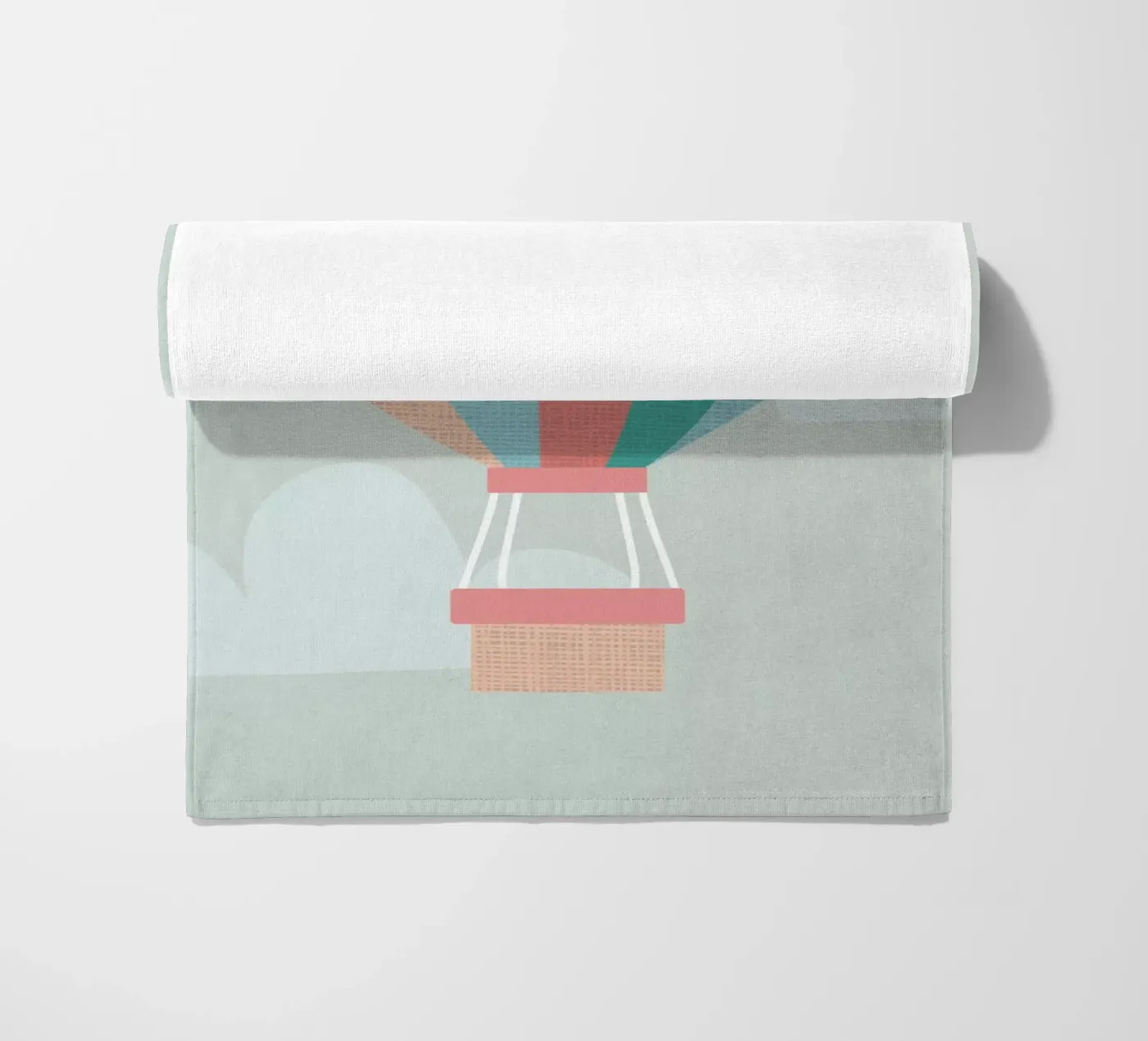 Hot Air Balloon serviette de plage de Kim Hubball Studio