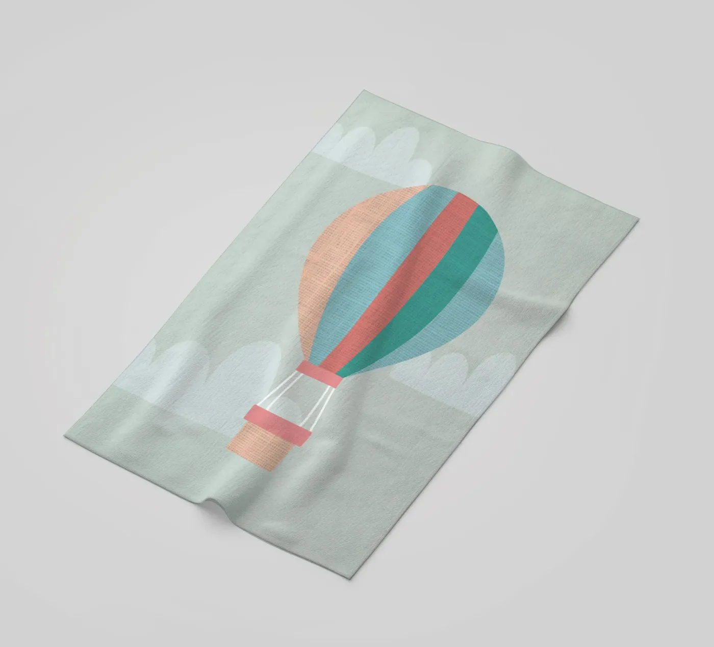 Hot Air Balloon serviette de plage de Kim Hubball Studio