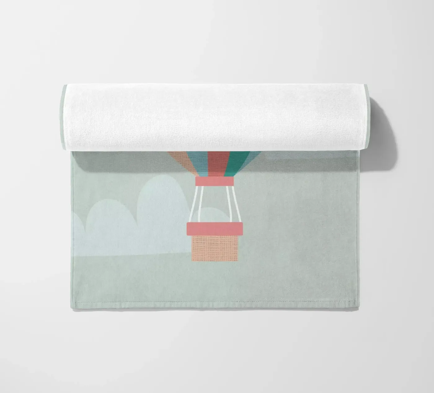 Hot Air Balloon serviette de plage de Kim Hubball Studio