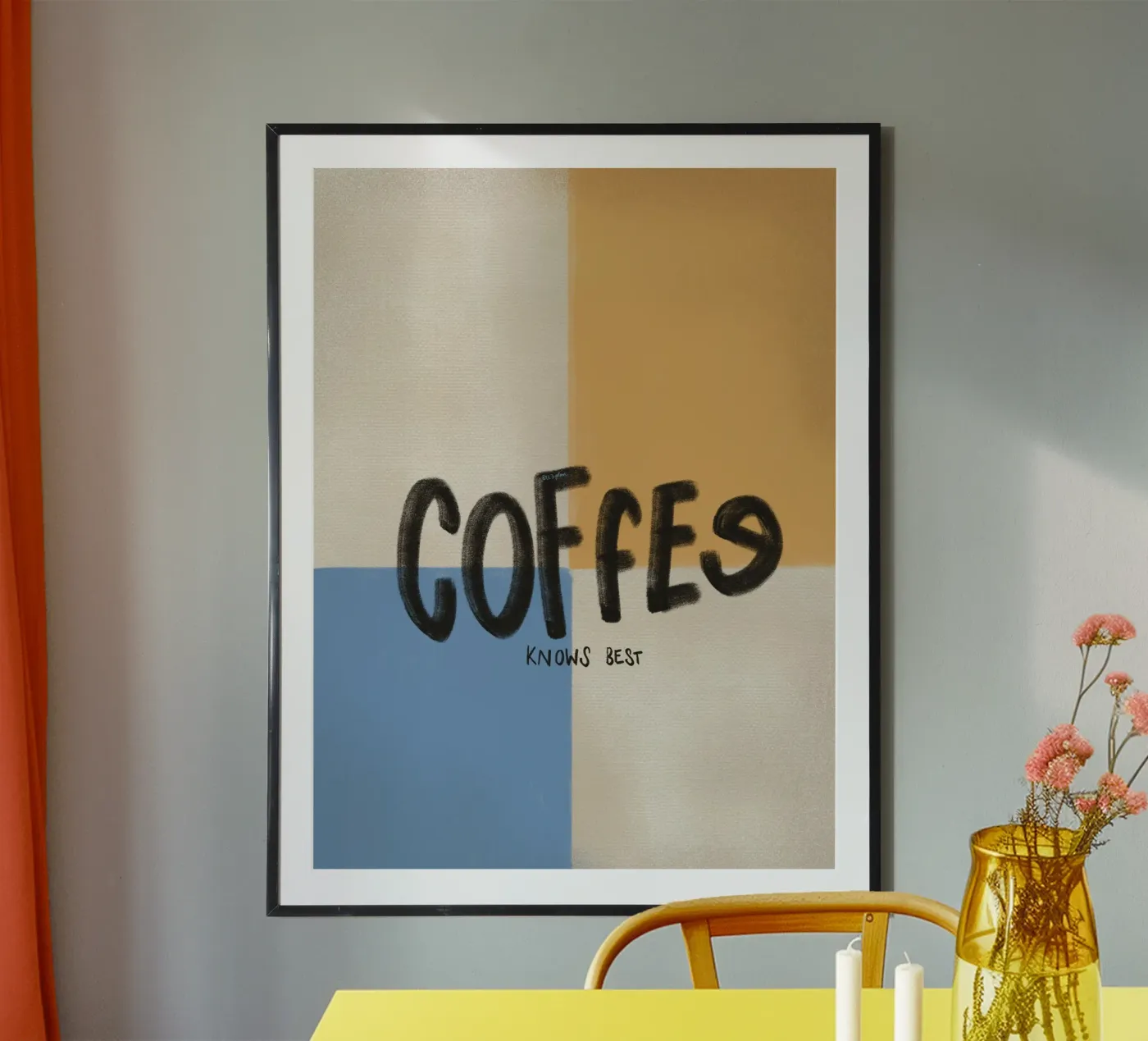 Coffee knows best poster da Beeeplan