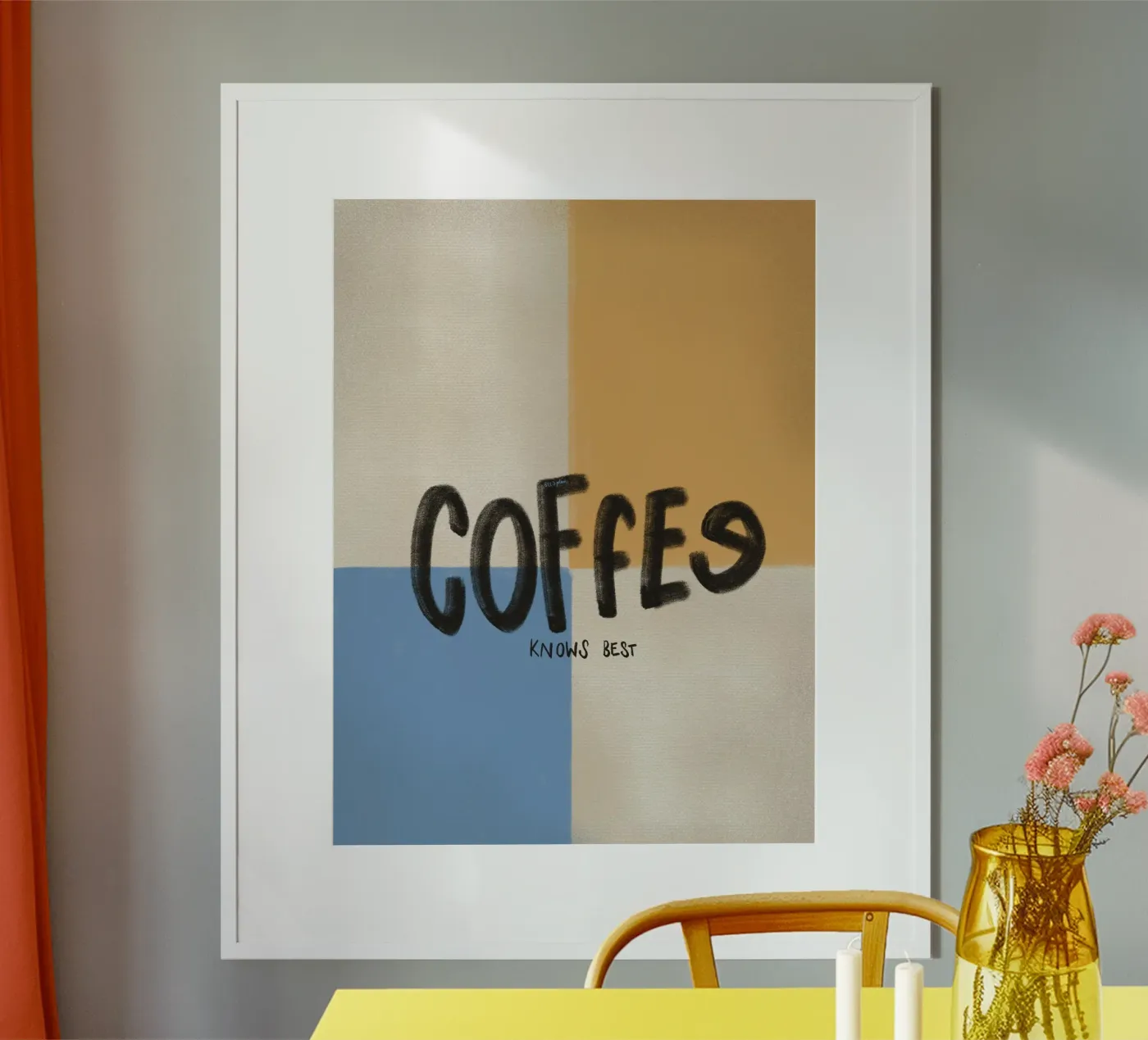 Coffee knows best poster da Beeeplan
