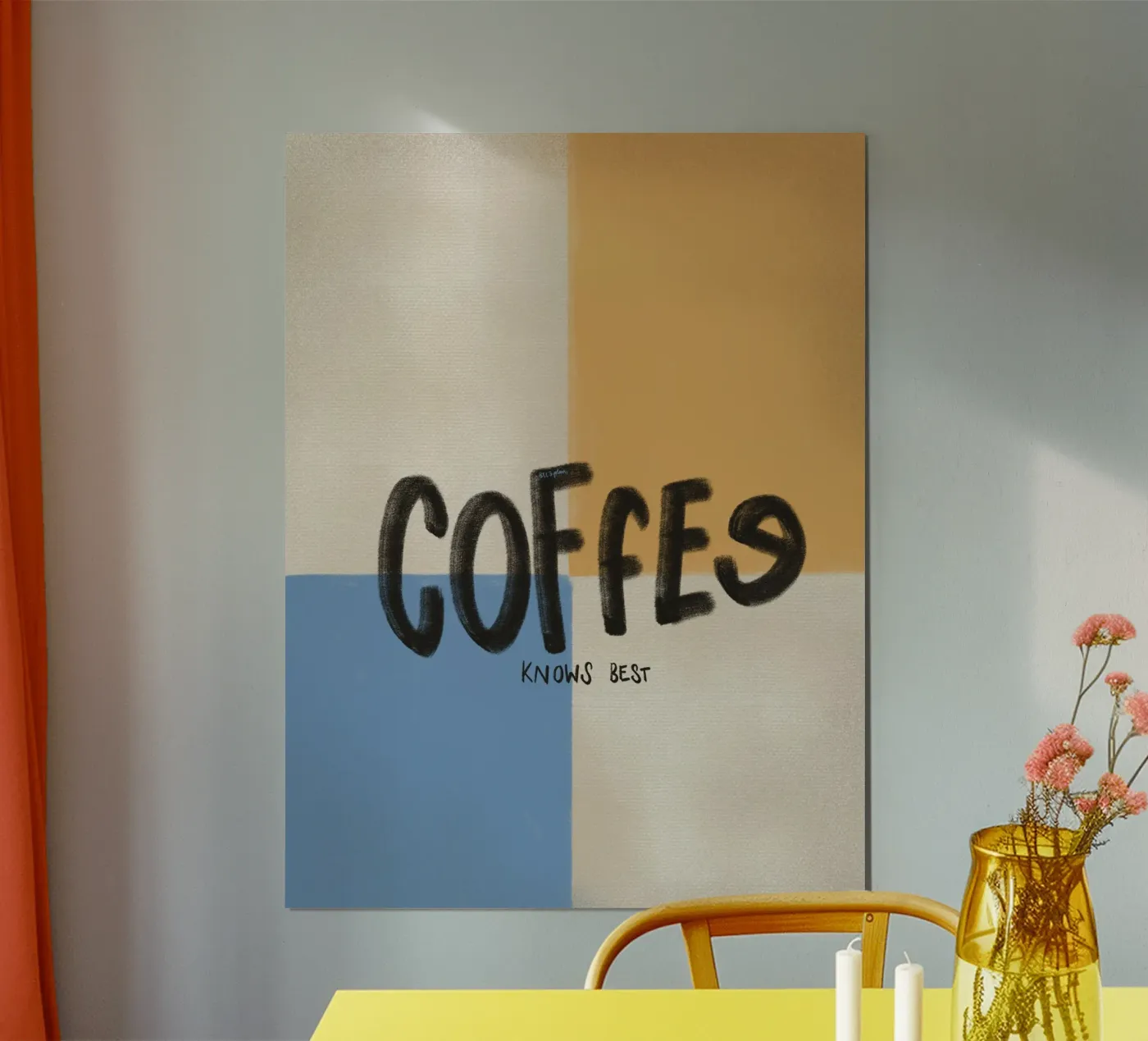 Coffee knows best poster da Beeeplan