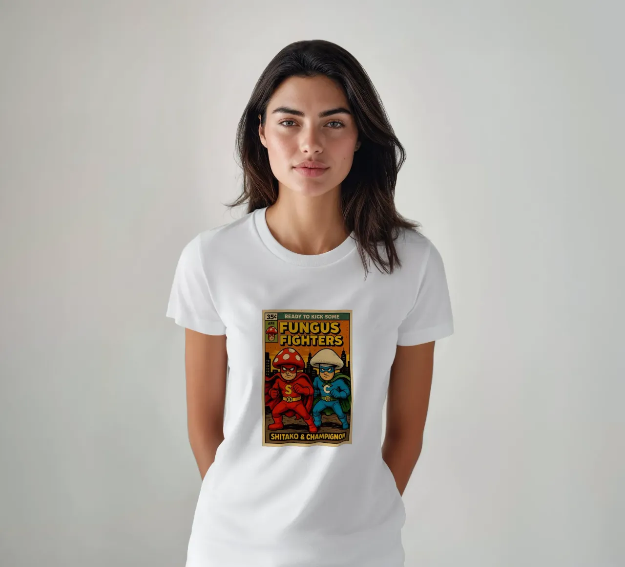 FUNGUS FIGHTERS - Fresh Supes On The Block t-shirt da Vintage Van Gogh