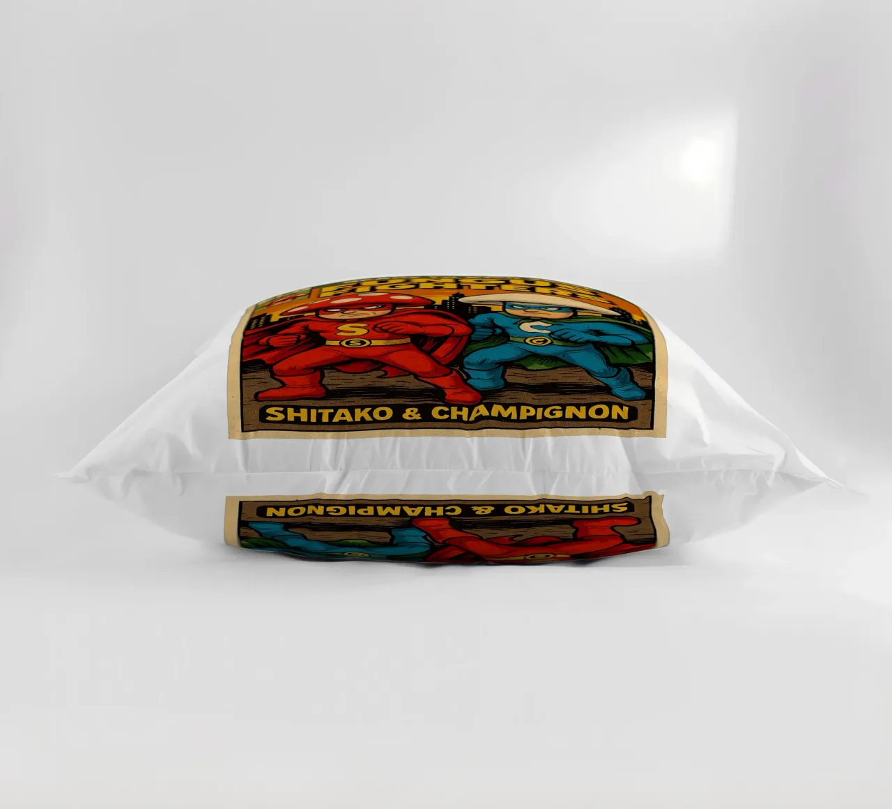 FUNGUS FIGHTERS - Fresh Supes On The Block cuscino da Vintage Van Gogh
