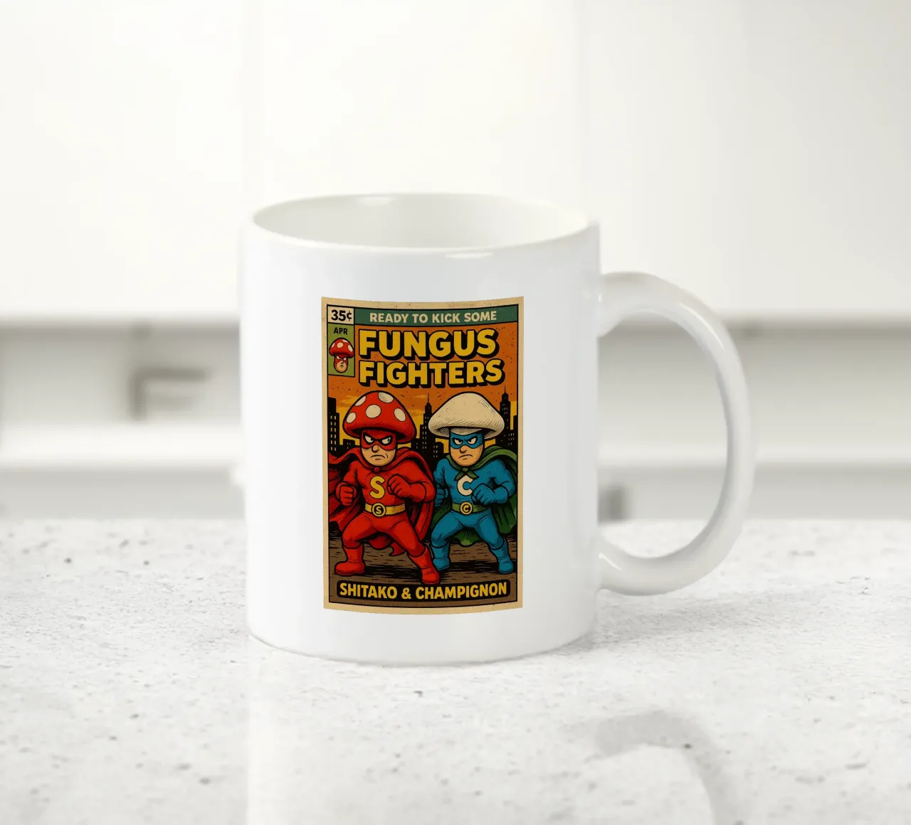 FUNGUS FIGHTERS - Fresh Supes On The Block tazza in ceramica da Vintage Van Gogh