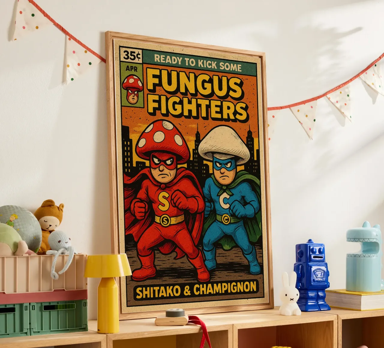 FUNGUS FIGHTERS - Fresh Supes On The Block plexiglass da Vintage Van Gogh