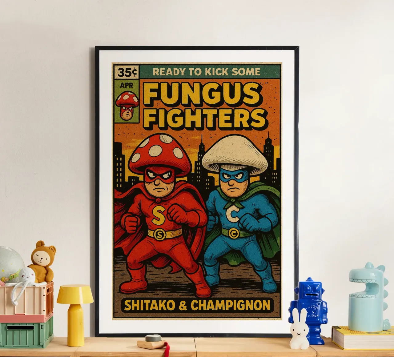 FUNGUS FIGHTERS - Fresh Supes On The Block hahnemühle de Vintage Van Gogh