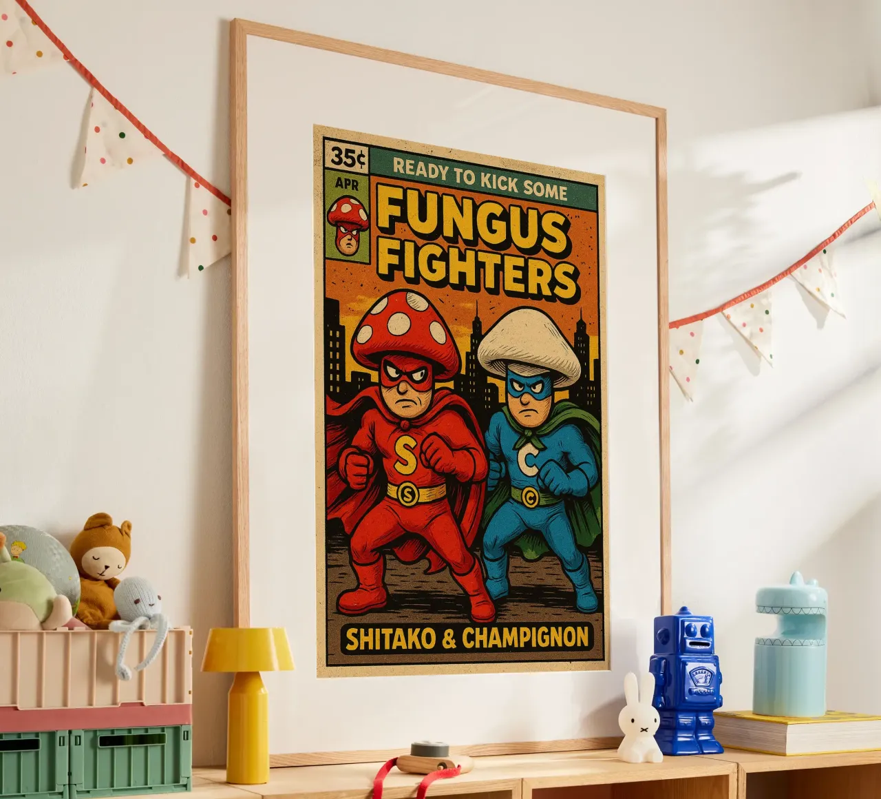 FUNGUS FIGHTERS - Fresh Supes On The Block hahnemühle de Vintage Van Gogh