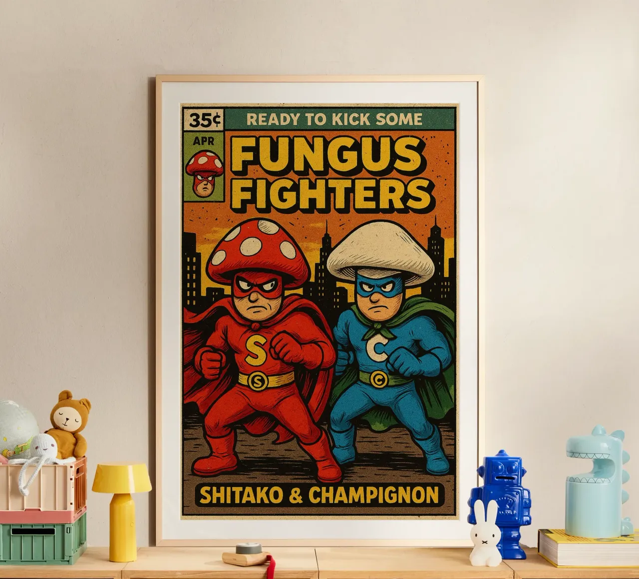 FUNGUS FIGHTERS - Fresh Supes On The Block hahnemühle de Vintage Van Gogh
