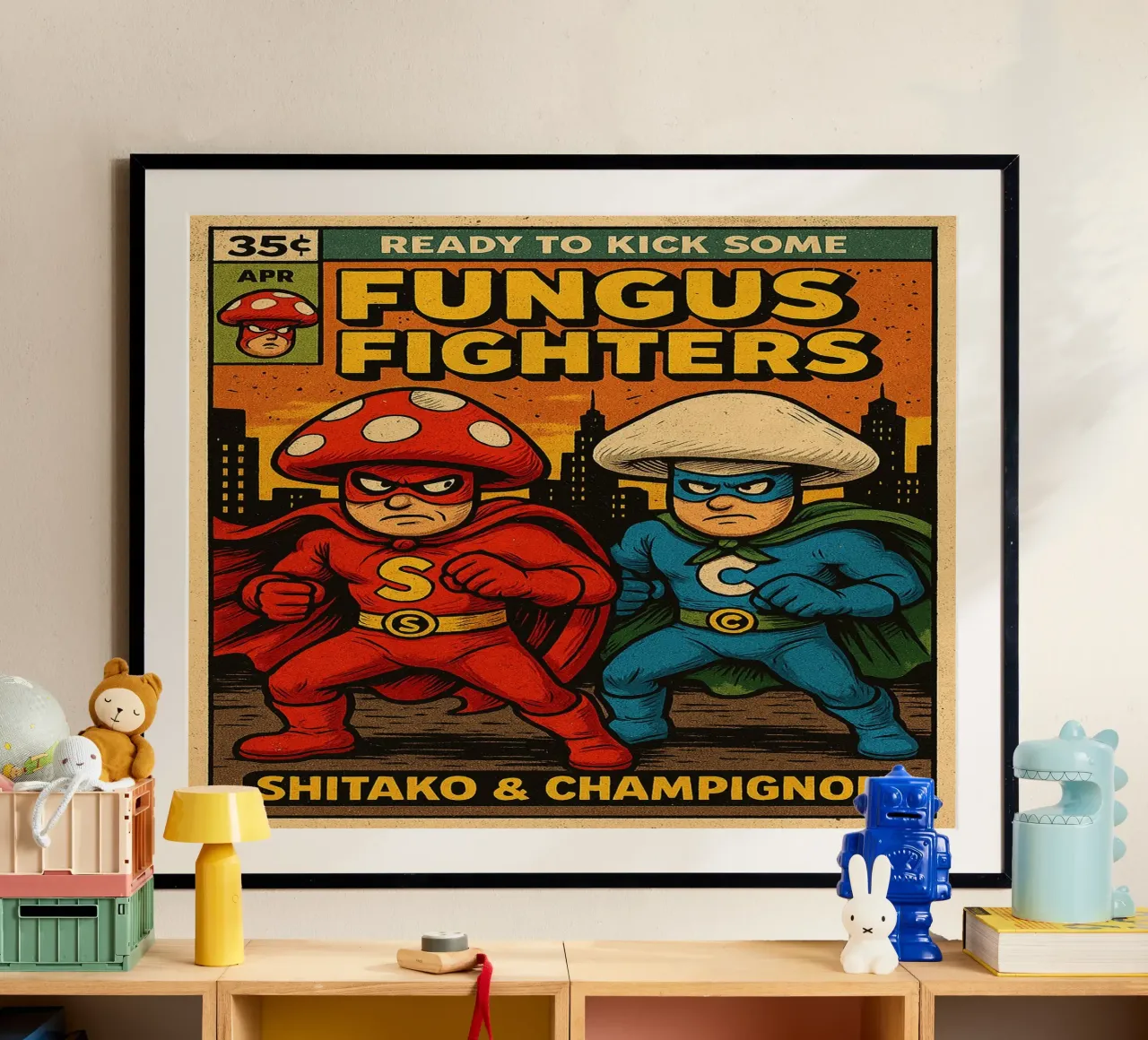FUNGUS FIGHTERS - Fresh Supes On The Block hahnemühle de Vintage Van Gogh