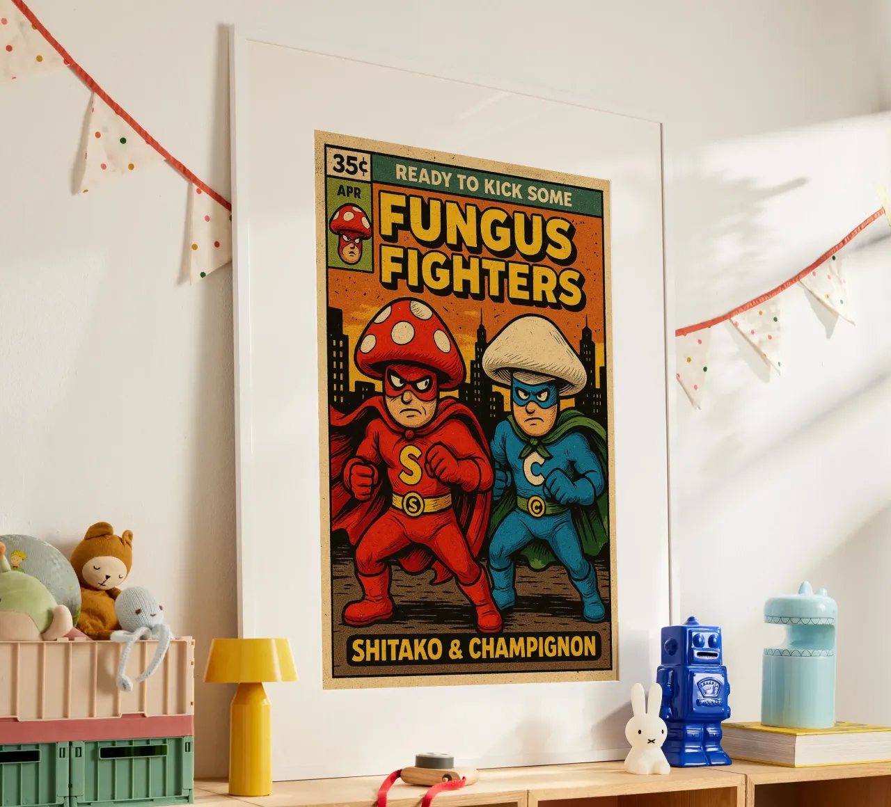 FUNGUS FIGHTERS - Fresh Supes On The Block hahnemühle de Vintage Van Gogh