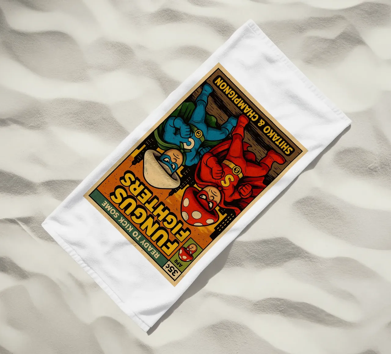 FUNGUS FIGHTERS - Fresh Supes On The Block telo mare da Vintage Van Gogh