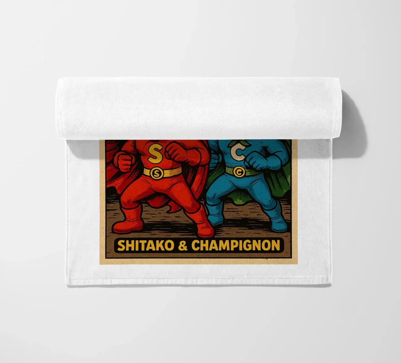 FUNGUS FIGHTERS - Fresh Supes On The Block telo mare da Vintage Van Gogh