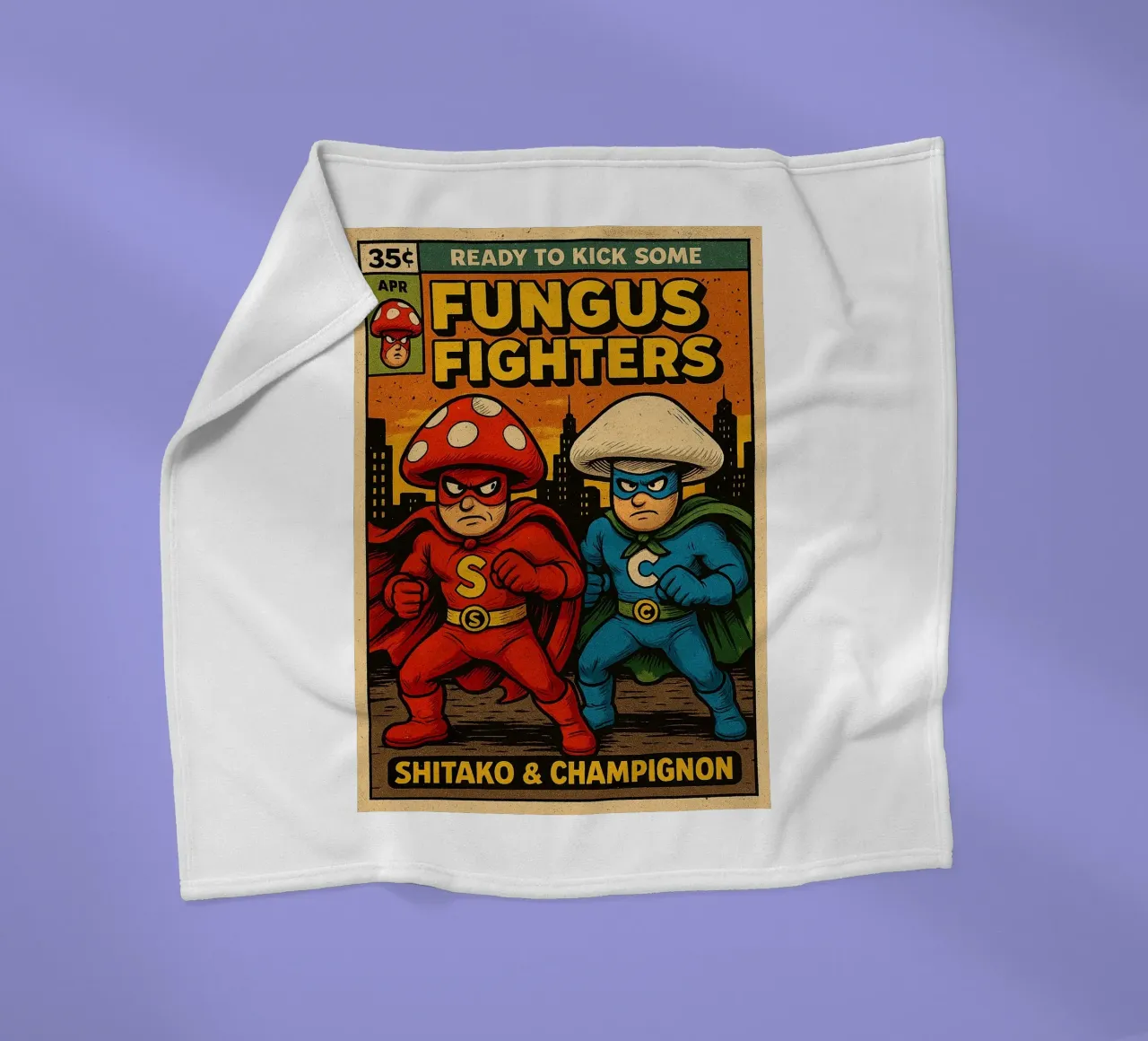 FUNGUS FIGHTERS - Fresh Supes On The Block coperta in pile da Vintage Van Gogh