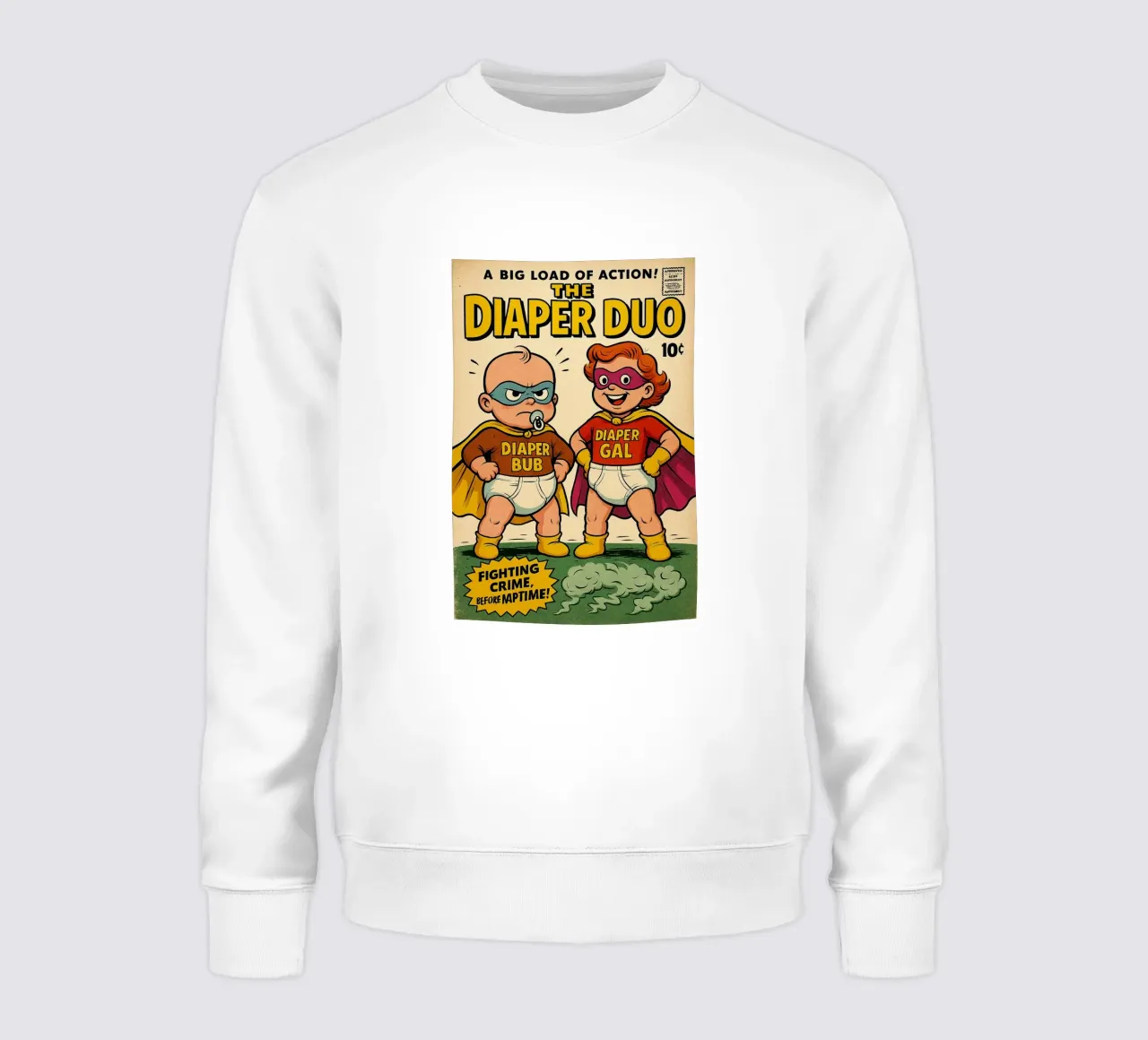 THE DIAPER DUO - Fresh Supes On The Block felpa da Vintage Van Gogh