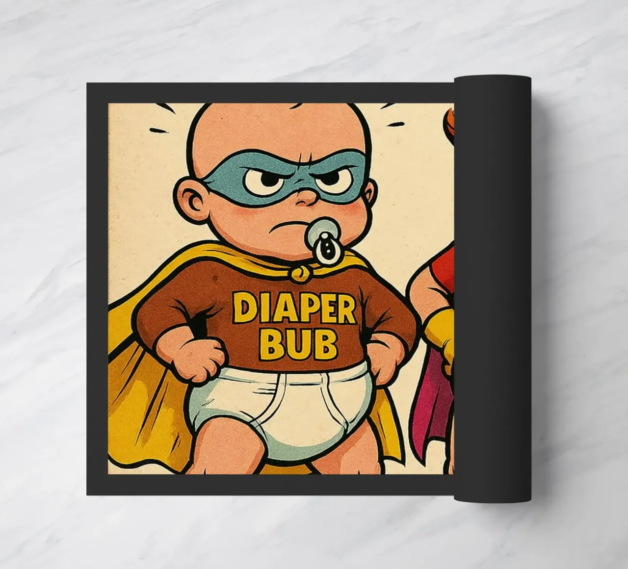 THE DIAPER DUO - Fresh Supes On The Block zerbino da Vintage Van Gogh