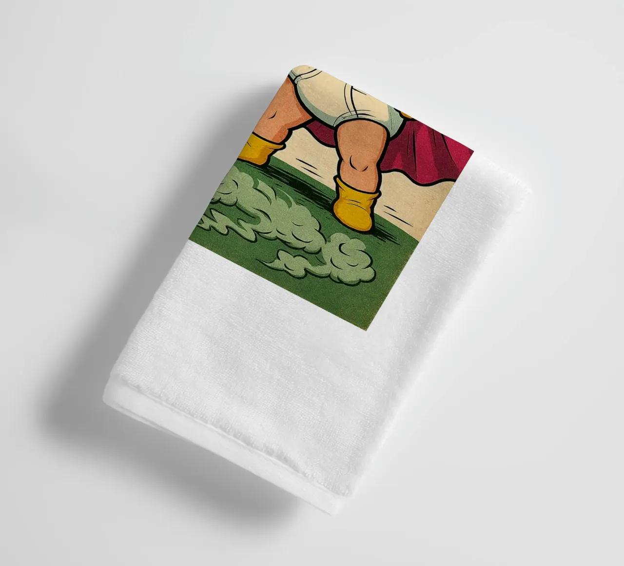 THE DIAPER DUO - Fresh Supes On The Block towel by Vintage Van Gogh