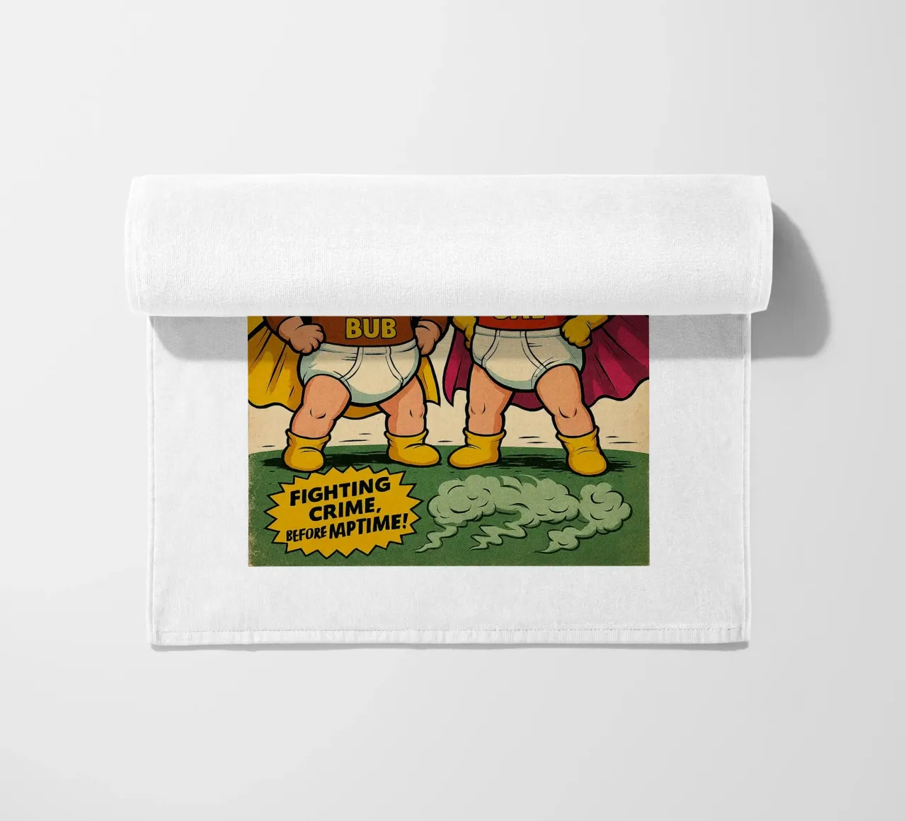 THE DIAPER DUO - Fresh Supes On The Block telo mare da Vintage Van Gogh
