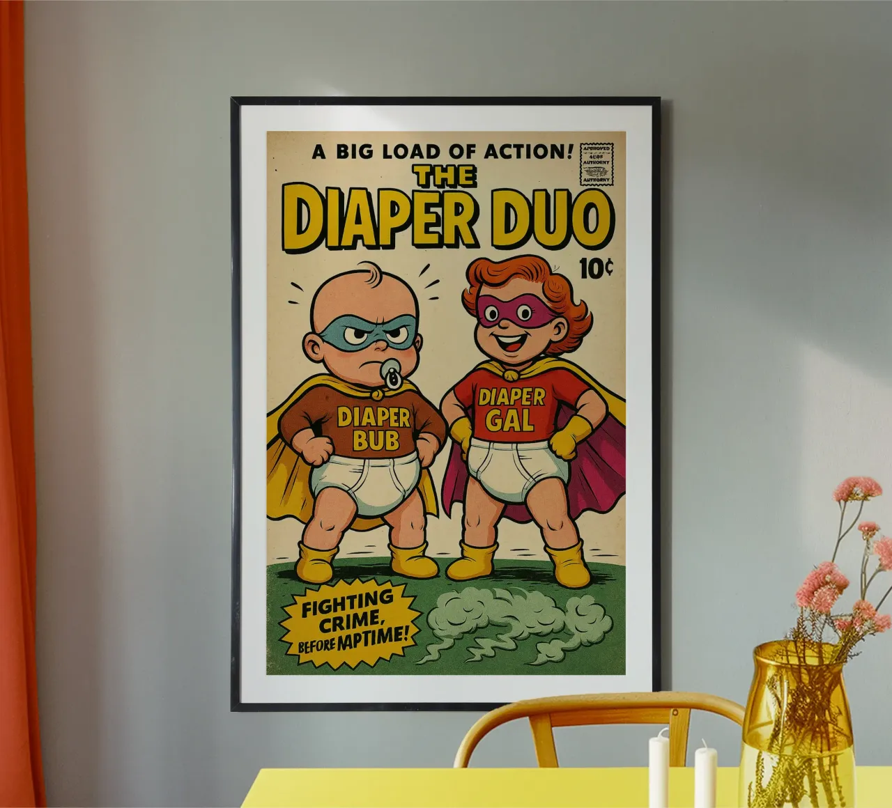 THE DIAPER DUO - Fresh Supes On The Block hahnemühle de Vintage Van Gogh
