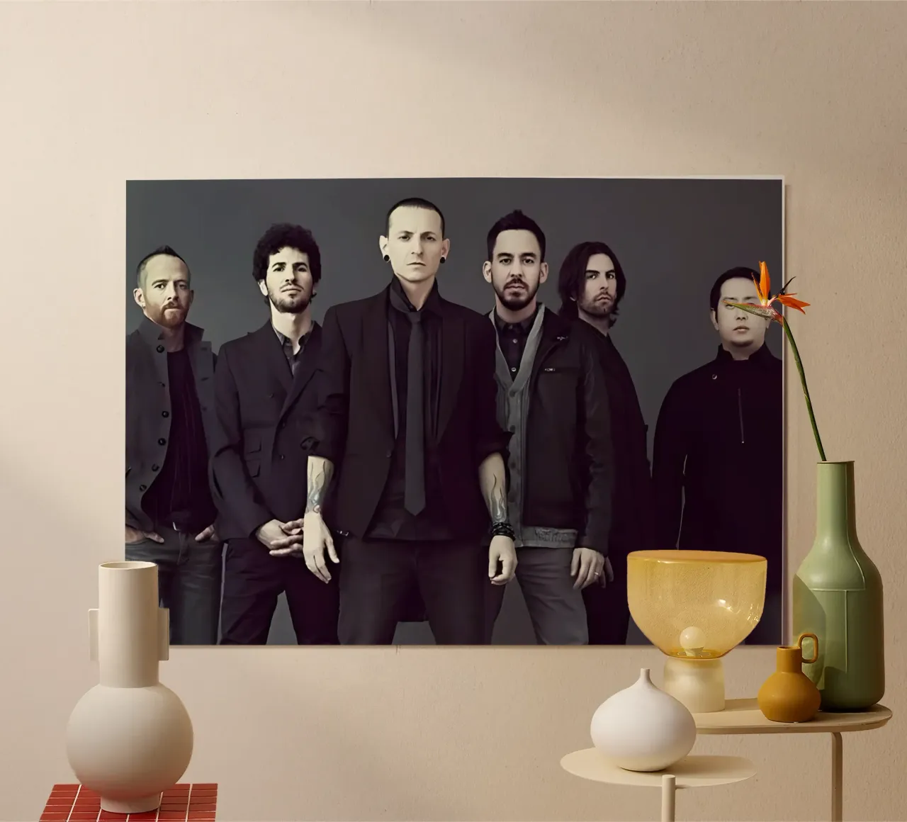 Linking Park poster da Digital Street art