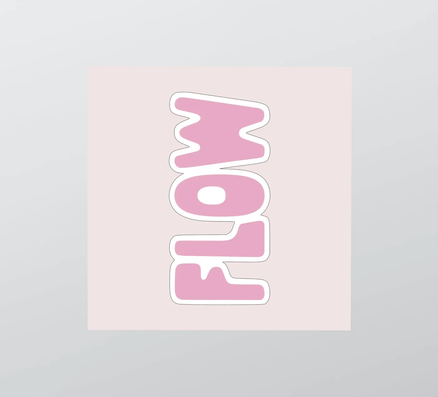 Flow sticker by we line studio - art