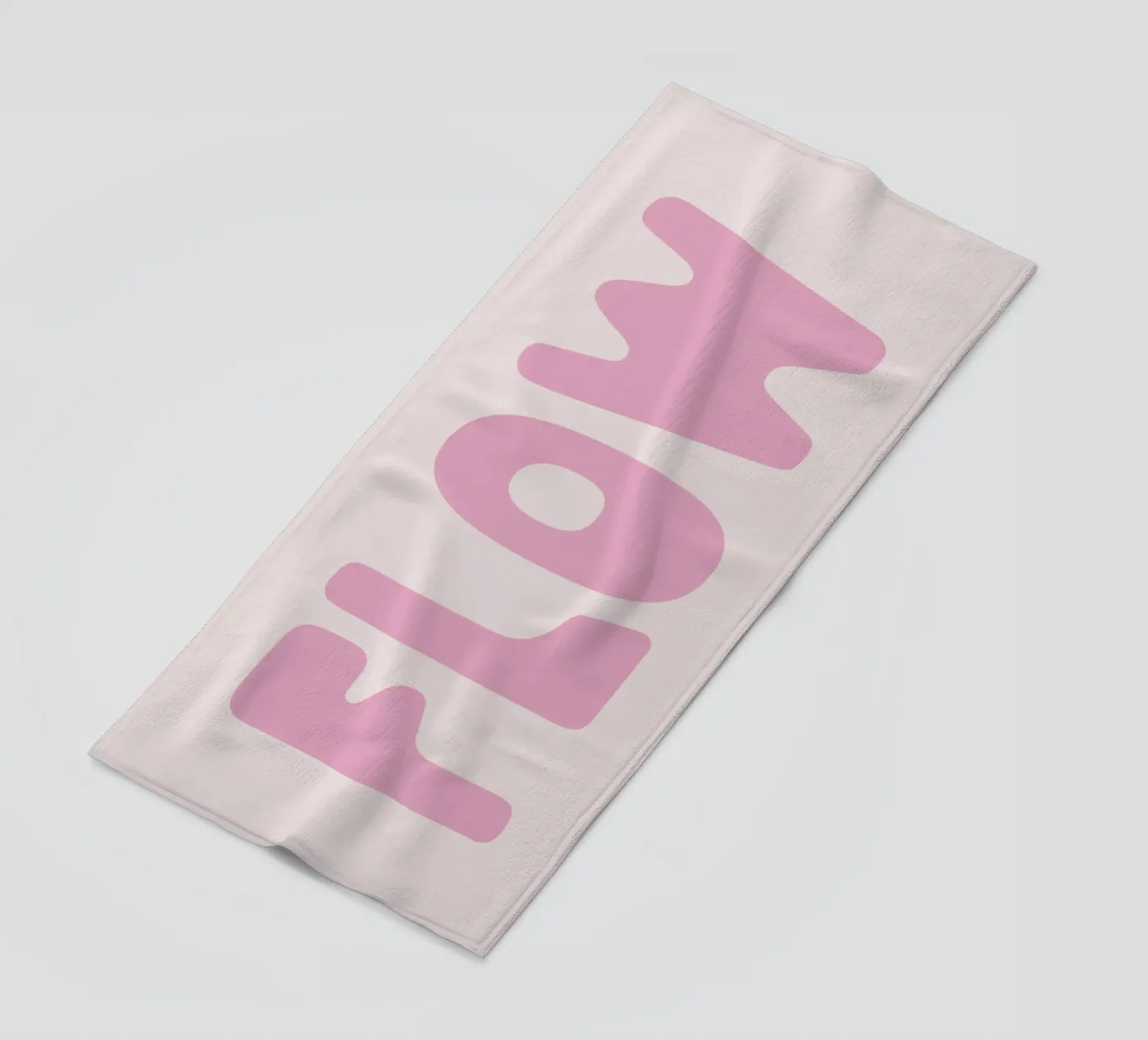 Flow beach towel by we line studio - art