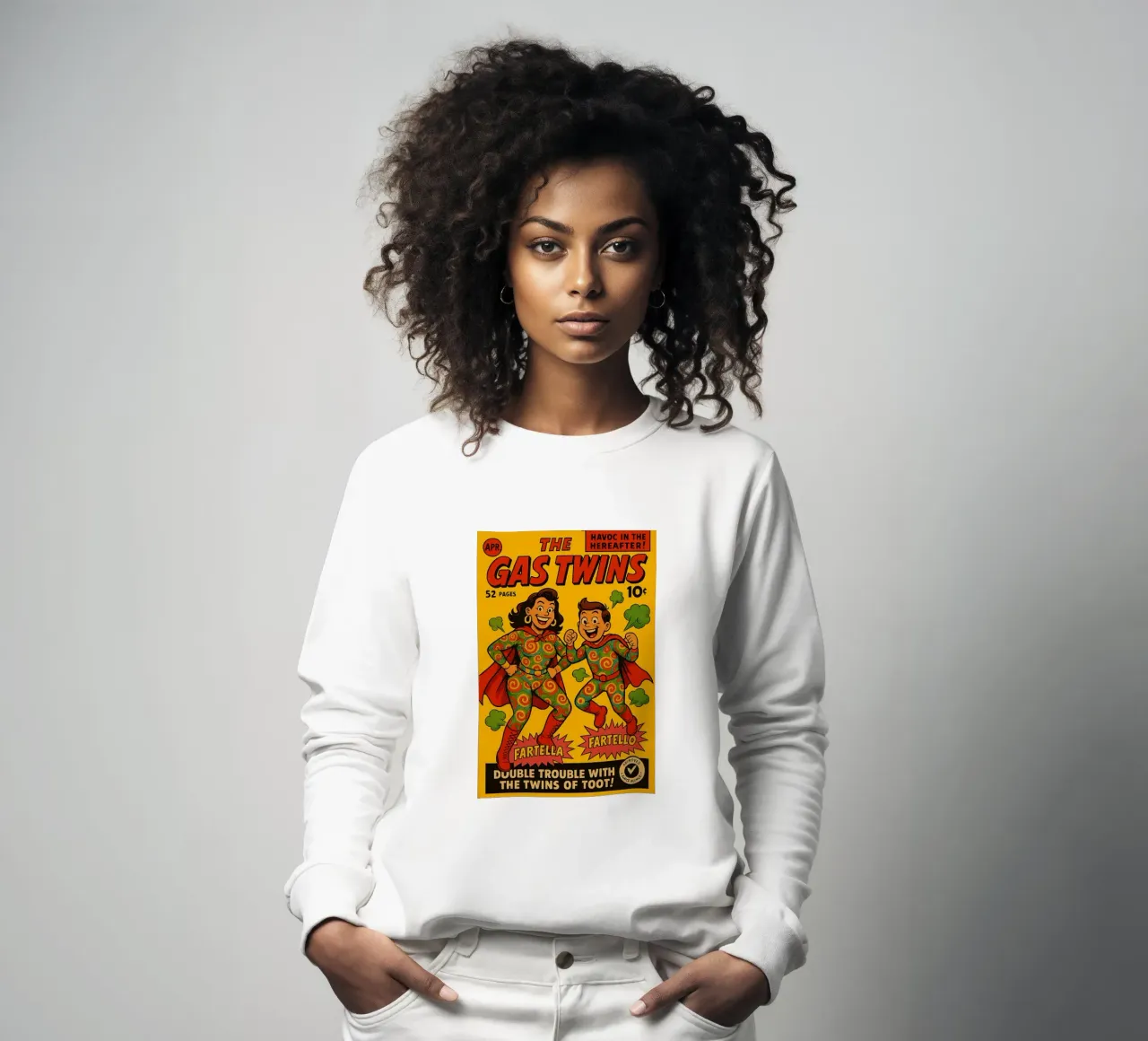 THE GAS TWINS - Fresh Supes On The Block felpa da Vintage Van Gogh