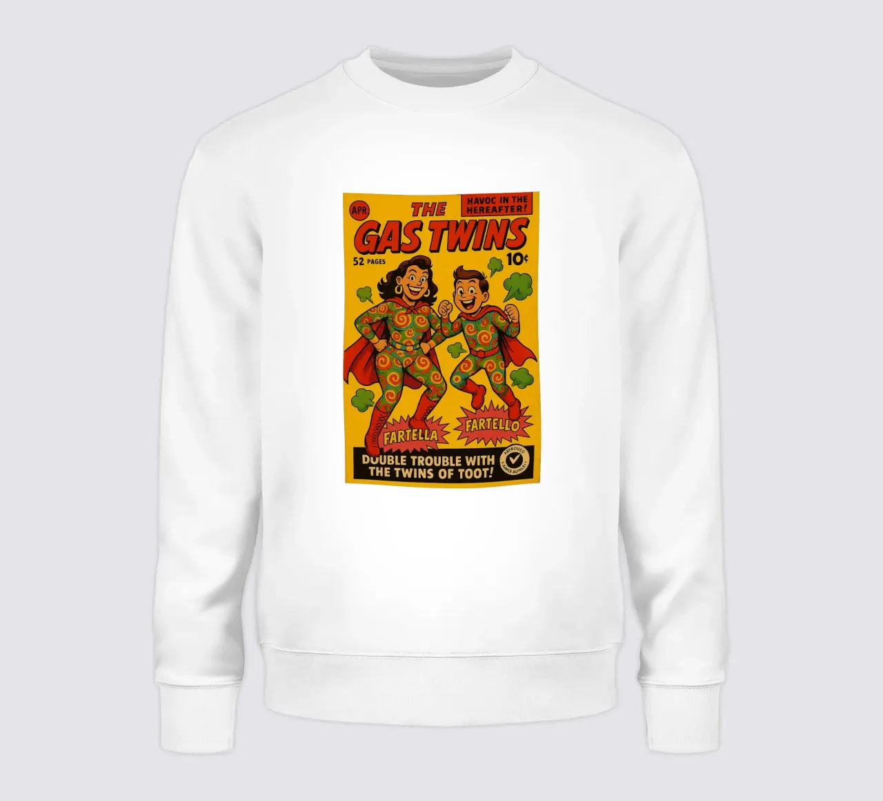 THE GAS TWINS - Fresh Supes On The Block felpa da Vintage Van Gogh