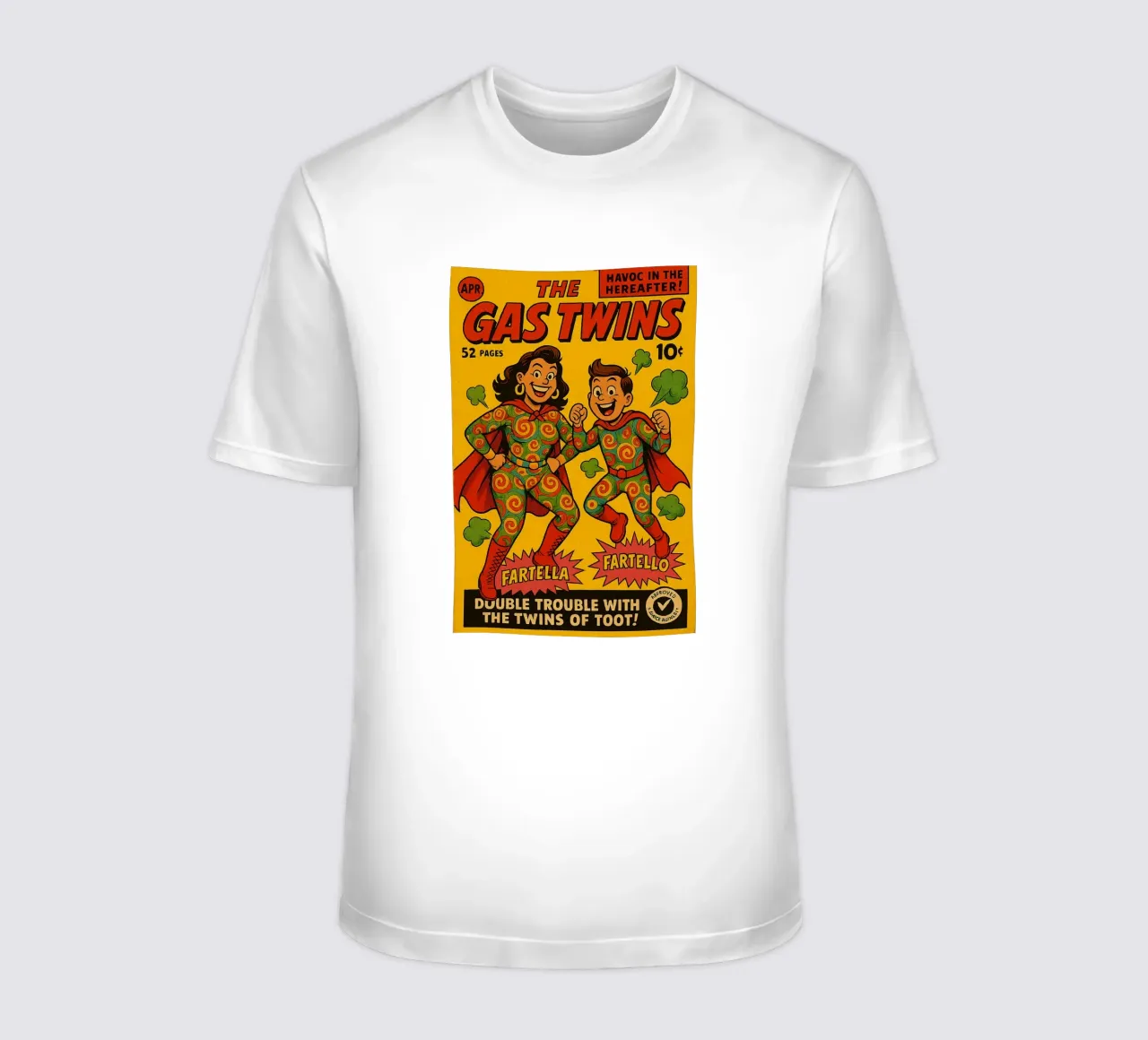 THE GAS TWINS - Fresh Supes On The Block t-shirt da Vintage Van Gogh