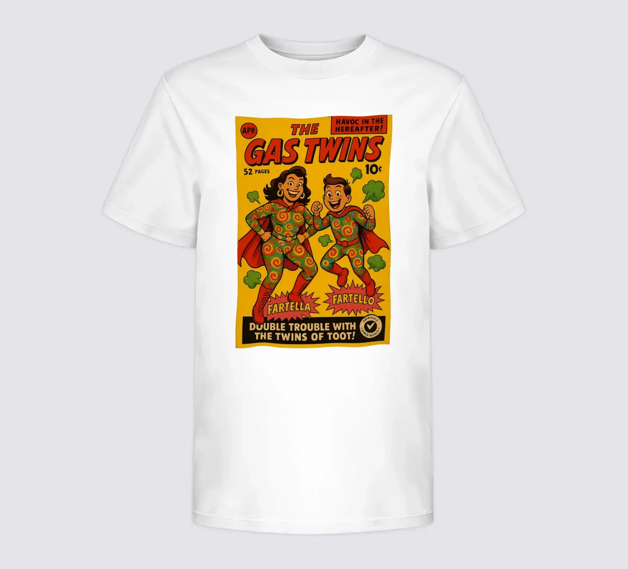 THE GAS TWINS - Fresh Supes On The Block t-shirt bambini da Vintage Van Gogh